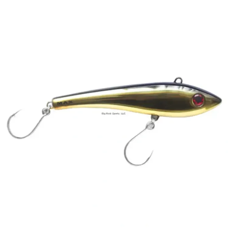 Halco Max 220 #H51 Fishing Lure, 8 2/3", 6 1/3oz, Chrome Gold Black Back - Your Premium Fishing Gear Store Rods Lines Baits Accessories^ Best Sale