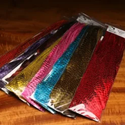 Half Grizzly Saddle Hackle - Your Premium Fishing Gear Store Rods Lines Baits Accessories^ Flash Sale