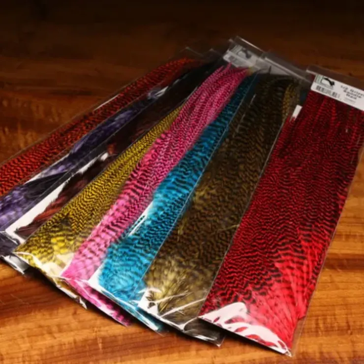 Half Grizzly Saddle Hackle - Your Premium Fishing Gear Store Rods Lines Baits Accessories^ Flash Sale