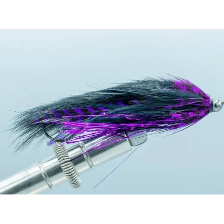Hartwick's Tungsten Cyclops Leech Black/Purple - Your Premium Fishing Gear Store Rods Lines Baits Accessories^ Fashion