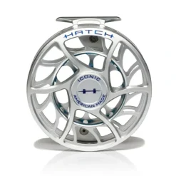 Hatch Iconic 11 Plus Fly Reel Clear Blue - Your Premium Fishing Gear Store Rods Lines Baits Accessories^ Online