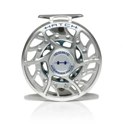 Hatch Iconic 9 Plus Fly Reel Clear Blue Mid Arbor - Your Premium Fishing Gear Store Rods Lines Baits Accessories^ Sale