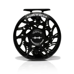 Hatch Iconic 9 Plus Fly Reel Black - Your Premium Fishing Gear Store Rods Lines Baits Accessories^ Cheap