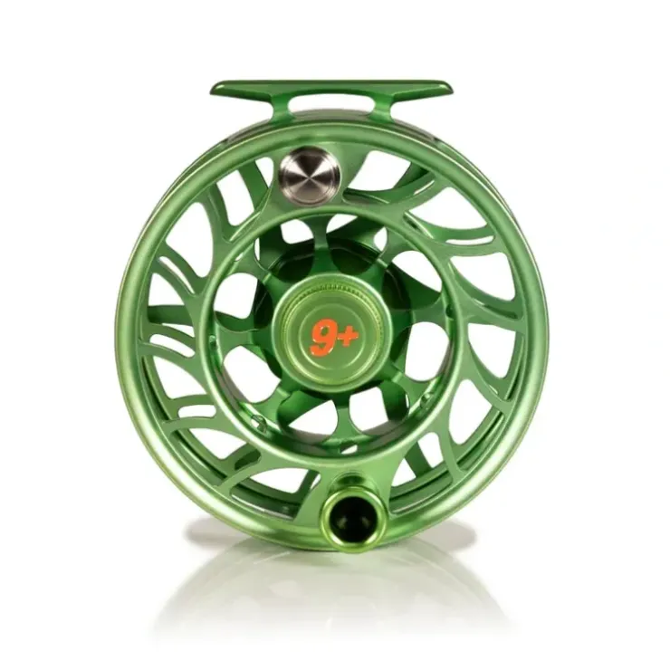 Hatch Outdoors Custom Iconic Martian Green Limited Edition Large Arbor Fly Reel 9 Plus - Your Premium Fishing Gear Store Rods Lines Baits Accessories^ Sale
