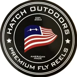 Hatch Outdoors Premium Fly Reels Sticker - Your Premium Fishing Gear Store Rods Lines Baits Accessories^ Outlet