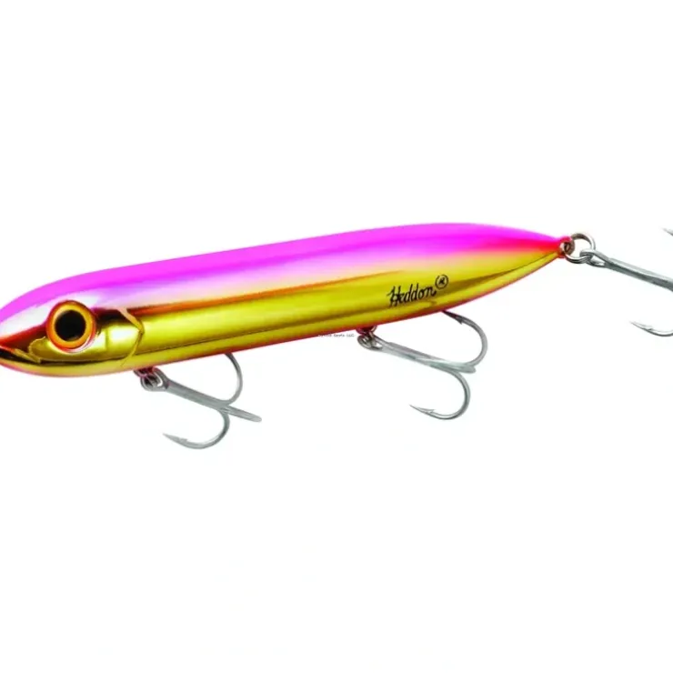 Heddon Super Spook Topwater Bait, 5", 7/8 oz, Gold Pink, Floating - Your Premium Fishing Gear Store Rods Lines Baits Accessories^ Best