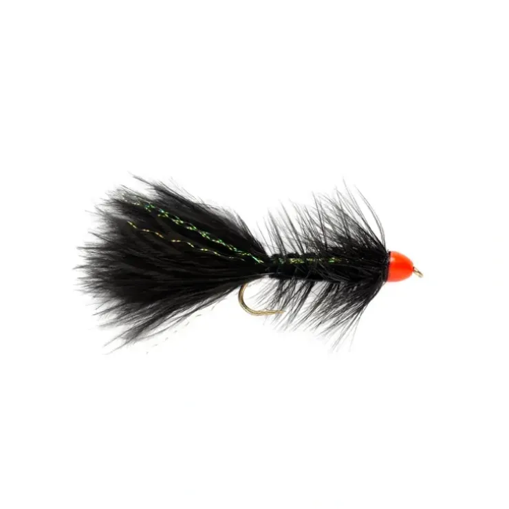 Hot Cone Woolly Bugger Black & Orange - Your Premium Fishing Gear Store Rods Lines Baits Accessories^ Online