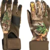 Hot Shot Men's "Axel" Stretch Fleece Touch Bow Gloves Large - Your Premium Fishing Gear Store Rods Lines Baits Accessories^ Online