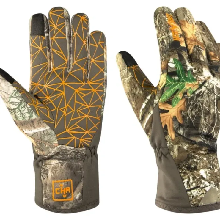 Hot Shot Men's ThermalCHR Stretch Fleece Touch Gloves Medium - Your Premium Fishing Gear Store Rods Lines Baits Accessories^ Online