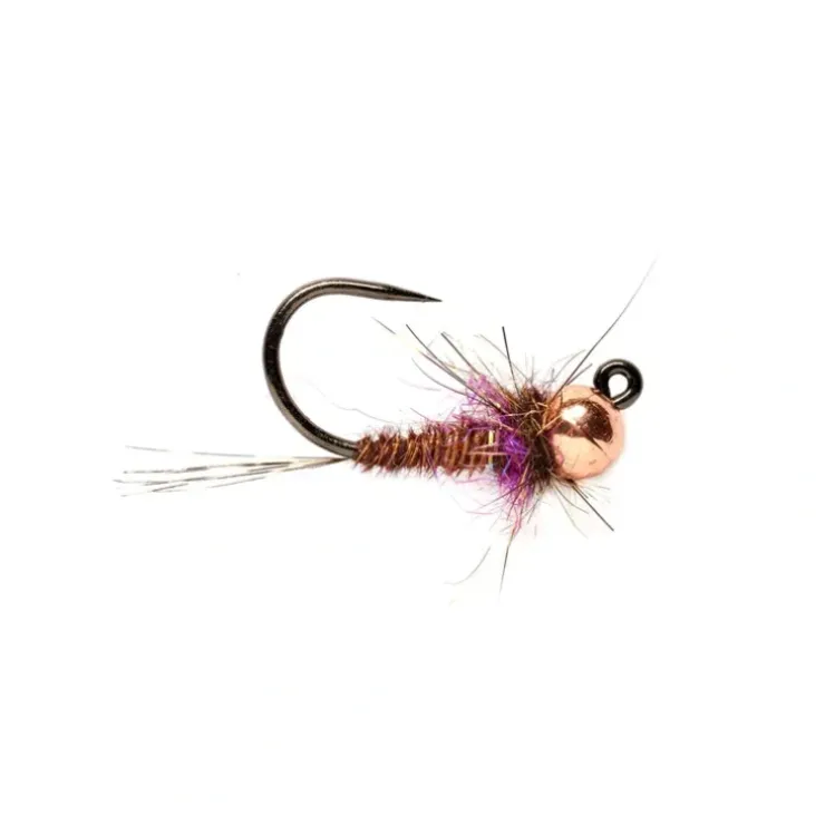 Hot Spot Pheasant Tail Jig Purple Barbless - Your Premium Fishing Gear Store Rods Lines Baits Accessories^ Best