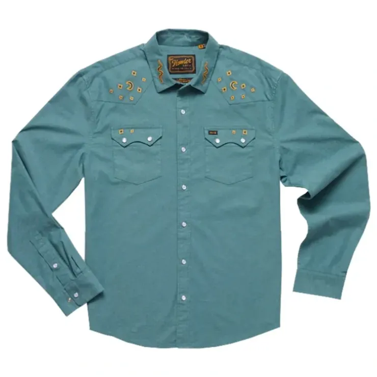 Howler Bros Crosscut Deluxe Snapshirt Noche De Paz - Your Premium Fishing Gear Store Rods Lines Baits Accessories^ New