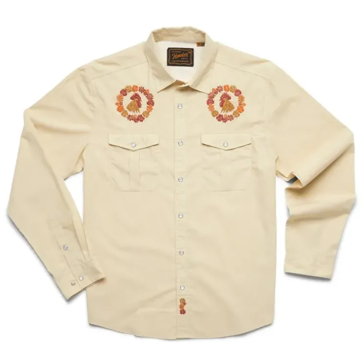 Howler Bros Gaucho Snapshirt Ring Around the Rooster - Your Premium Fishing Gear Store Rods Lines Baits Accessories^ Best Sale