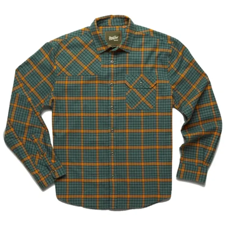 Howler Bros Harker's Flannel Drafter Plaid - Teal - Your Premium Fishing Gear Store Rods Lines Baits Accessories^ New