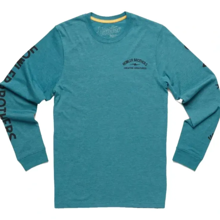 Howler Bros Longsleeve T-Shirt Creative Creatures Trout - Petrol - Your Premium Fishing Gear Store Rods Lines Baits Accessories^ Shop