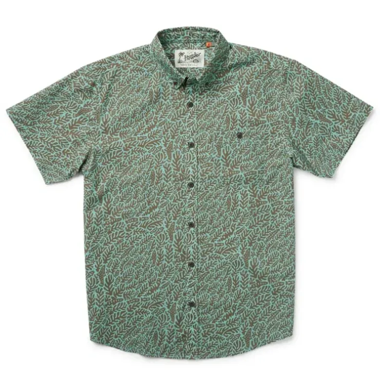 Howler Bros Mansfield Shirt Ecosystem Isle Green - Your Premium Fishing Gear Store Rods Lines Baits Accessories^ Fashion