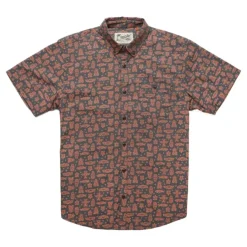 Howler Bros Mansfield Shirt Critters - Dark Slate Medium - Your Premium Fishing Gear Store Rods Lines Baits Accessories^ Fashion