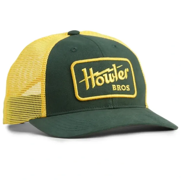 Howler Bros Standard Hats Howler Electric Green Twill - Your Premium Fishing Gear Store Rods Lines Baits Accessories^ Discount