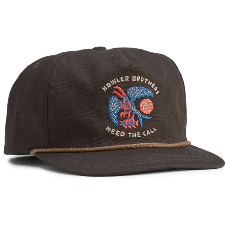 Howler Bros Unstructured Snapback Hats Frigate Antique Black - Your Premium Fishing Gear Store Rods Lines Baits Accessories^ Shop
