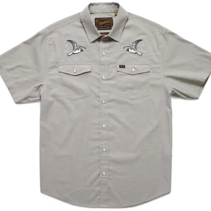 Howler Brothers Soarin' Seagulls H Bar B Snapshirt - Your Premium Fishing Gear Store Rods Lines Baits Accessories^ Sale