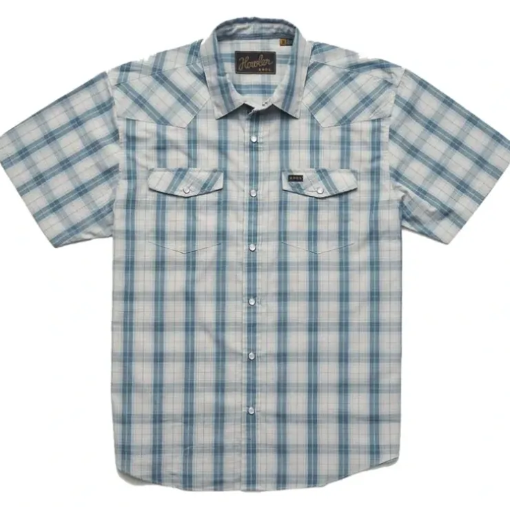 Howler Bros H Bar B S/S Snapshirt River Blue - Your Premium Fishing Gear Store Rods Lines Baits Accessories^ Outlet