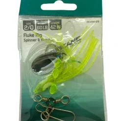 Hurricane Fluke Flounder Hoochie Rig, Size 2/0, 60lb Leader - Your Premium Fishing Gear Store Rods Lines Baits Accessories^ Hot