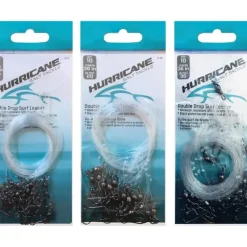 Hurricane Surf Fishing Leader Bundle - 10 Pound Double Drop Surf Leader, 20 Pound Double Drop Surf Leader, and 30 Pound Double Drop Surf Leader - Your Premium Fishing Gear Store Rods Lines Baits Accessories^ Cheap