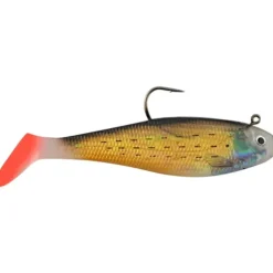 Hurricane Swim Shad 4" Gold Mullet/Red Tail - Your Premium Fishing Gear Store Rods Lines Baits Accessories^ Fashion