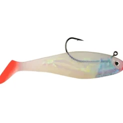 Hurricane Swim Shad Mouth Red Tail, Pearl/Red, 6" - Your Premium Fishing Gear Store Rods Lines Baits Accessories^ Clearance