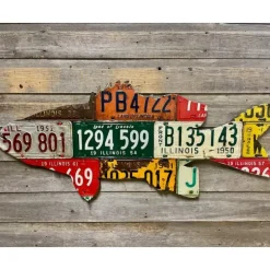 Illinois Bass License Plate Art - Your Premium Fishing Gear Store Rods Lines Baits Accessories^ Clearance