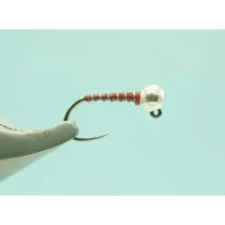 Jigged Zebra Midge Red #16 - Your Premium Fishing Gear Store Rods Lines Baits Accessories^ Cheap