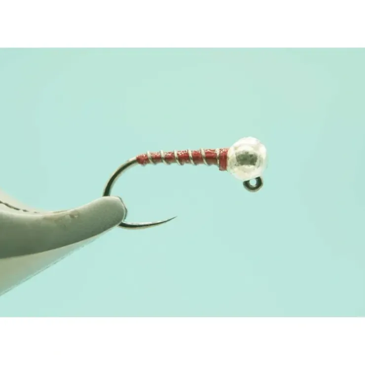Jigged Zebra Midge Red #16 - Your Premium Fishing Gear Store Rods Lines Baits Accessories^ Cheap