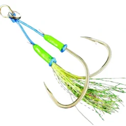 Jigging World Angel Twin Assist Hooks, Size 5/0, 300lb Test - Your Premium Fishing Gear Store Rods Lines Baits Accessories^ Outlet