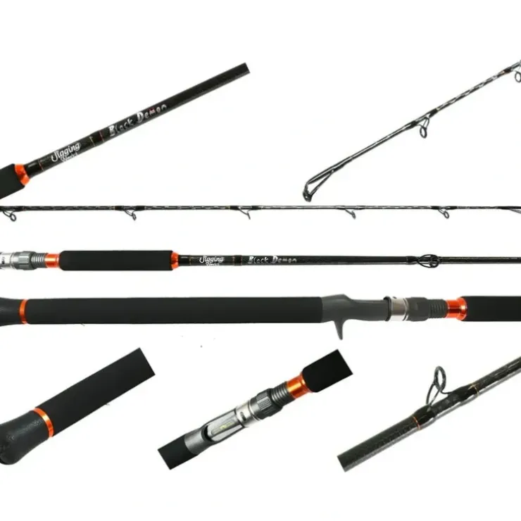 Jigging World Black Demon Casting Rods - Your Premium Fishing Gear Store Rods Lines Baits Accessories^ Online