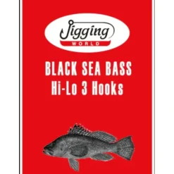 Jigging World Black Sea Bass Gold 3-Hook Hi-Lo Rigs - Your Premium Fishing Gear Store Rods Lines Baits Accessories^ Cheap