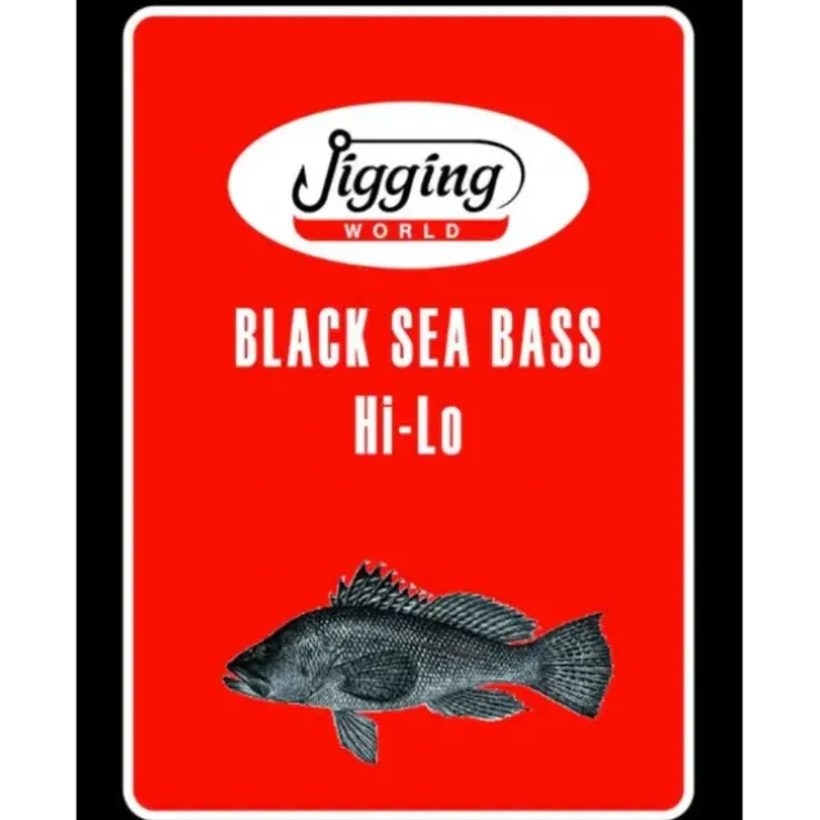 Jigging World Black Sea Bass 2-Hook Hi-Lo Rigs - Your Premium Fishing Gear Store Rods Lines Baits Accessories^ Outlet