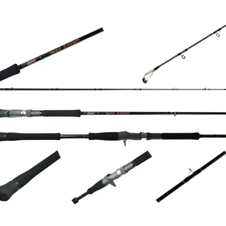 Jigging World JW-DKC-76 Dark Knight Casting Rod 7'6" - Your Premium Fishing Gear Store Rods Lines Baits Accessories^ Clearance
