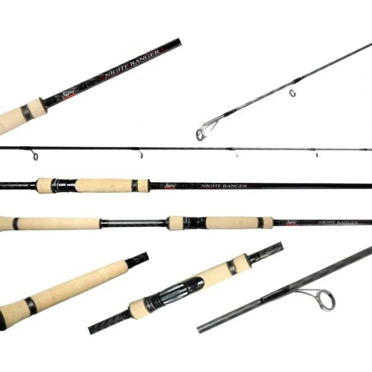 Jigging World Night Ranger Nano Carbon Spinning Rods - Your Premium Fishing Gear Store Rods Lines Baits Accessories^ Fashion