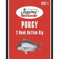Jigging World Porgy Bottom Mono Rigs - Your Premium Fishing Gear Store Rods Lines Baits Accessories^ Flash Sale
