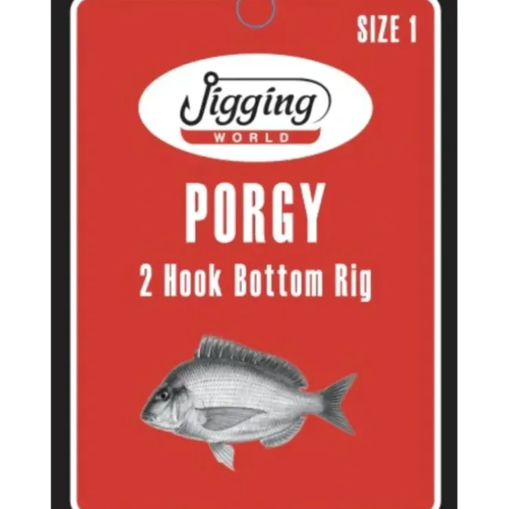 Jigging World Porgy Bottom Mono Rigs - Your Premium Fishing Gear Store Rods Lines Baits Accessories^ Flash Sale