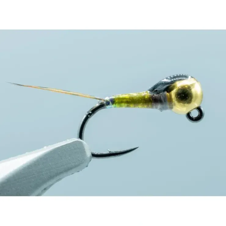 Jig Lucent Tag Perdigon Lt. Olive/Grey #18 (2.8mm) - Your Premium Fishing Gear Store Rods Lines Baits Accessories^ Fashion