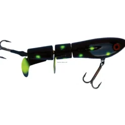 Joe Bucher Outdoors Super Top Raider 9", 4.6 Twin-Prop Musky Black Chartreuse - Your Premium Fishing Gear Store Rods Lines Baits Accessories^ Sale