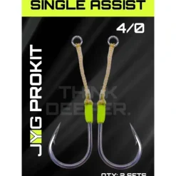 JYG Pro Fishing Prokit Single Assist Hook - Your Premium Fishing Gear Store Rods Lines Baits Accessories^ Outlet