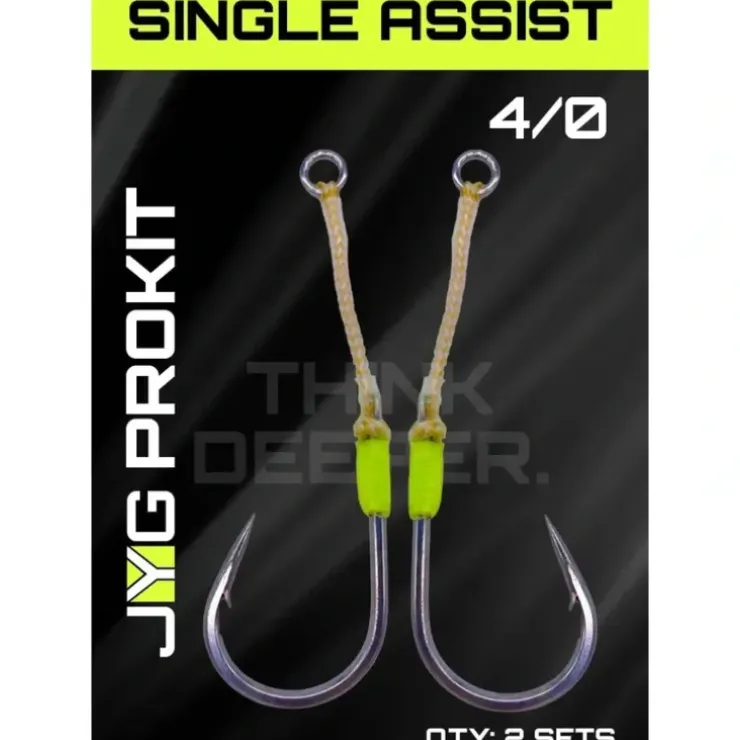 JYG Pro Fishing Prokit Single Assist Hook - Your Premium Fishing Gear Store Rods Lines Baits Accessories^ Outlet