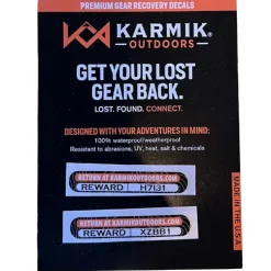 Karmik QR Code Decal Double - Your Premium Fishing Gear Store Rods Lines Baits Accessories^ Discount