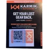 Karmik QR Code Decal Single - Your Premium Fishing Gear Store Rods Lines Baits Accessories^ New