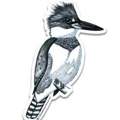 Kingfisher Sketch Sticker - Your Premium Fishing Gear Store Rods Lines Baits Accessories^ Best