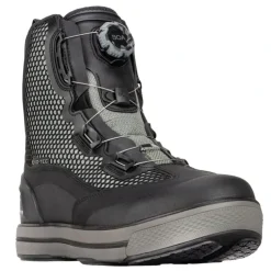 Korkers Chrome Lite Boot w/ Fixed Kling-On Rock Soles Black - Your Premium Fishing Gear Store Rods Lines Baits Accessories^ Cheap