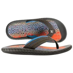 Korkers Fish Flop Kling-On Deck Sole Brown Trout/Black Olive - Your Premium Fishing Gear Store Rods Lines Baits Accessories^ Flash Sale