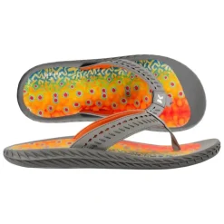 Korkers Fish Flop Kling-On Deck Sole Brook Trout/Grey - Your Premium Fishing Gear Store Rods Lines Baits Accessories^ Sale