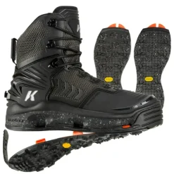 Korkers River Ops BOA Wading Boot Vibram/Studded Vibram 12 - Your Premium Fishing Gear Store Rods Lines Baits Accessories^ Hot